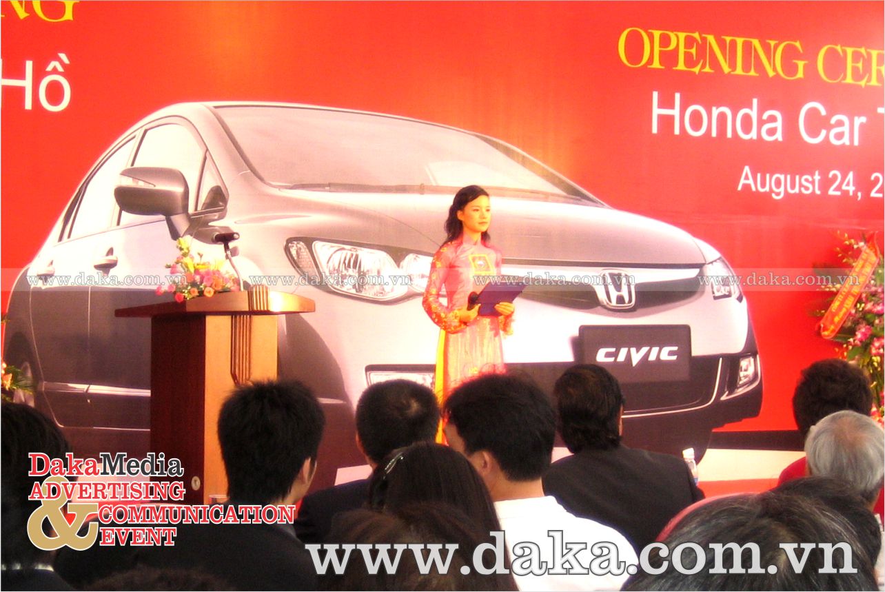 Ra mắt xe Civic và khai trương đại lý đầu tiên của Honda Ôtô tại Việt Nam