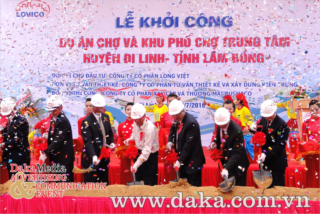 Khởi công Dự án Chợ và Khu phố Chợ Trung tâm huyện Di Linh